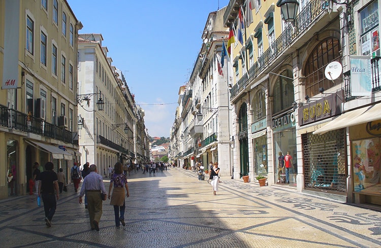 Rua Augusta Lisbon Portugal
