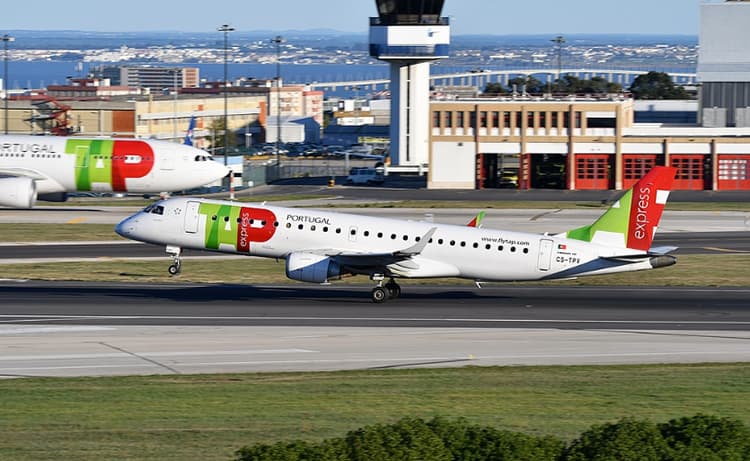 TAP airlines Lisbon Airport Portugal
