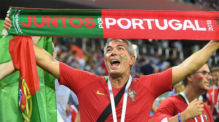 Portugal football supporter