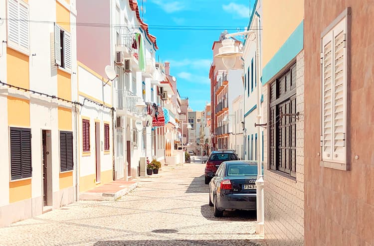 small street Portugal