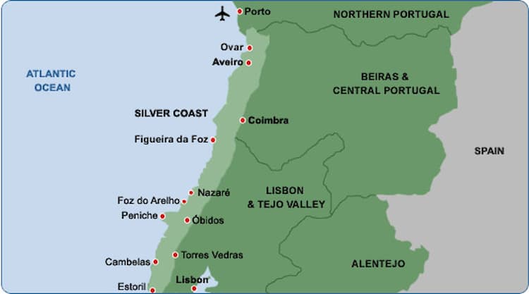 Costa De Prata Portugal Map Silver Coast Portugal: Where To Visit, What To Do, When To Go