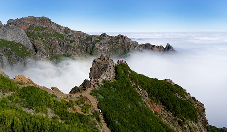 Madeira mountains Portugal