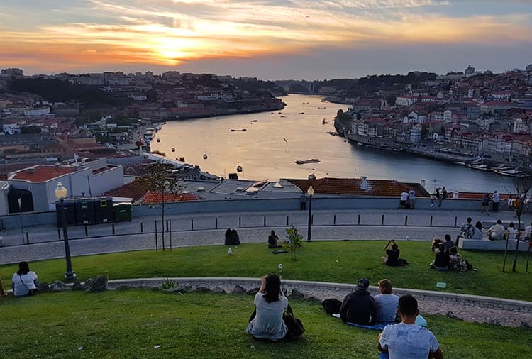 sunset Porto