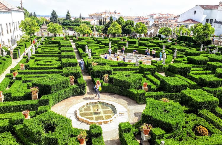 Bishops gardens Castelo Branco Portugal