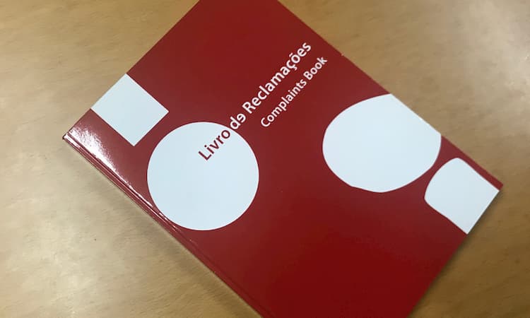Complaints book Portugal