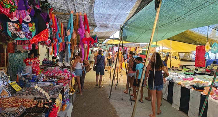 Gypsy market Quarteira Portugal