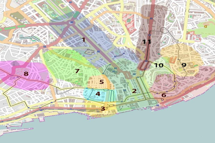 Lisbon center map